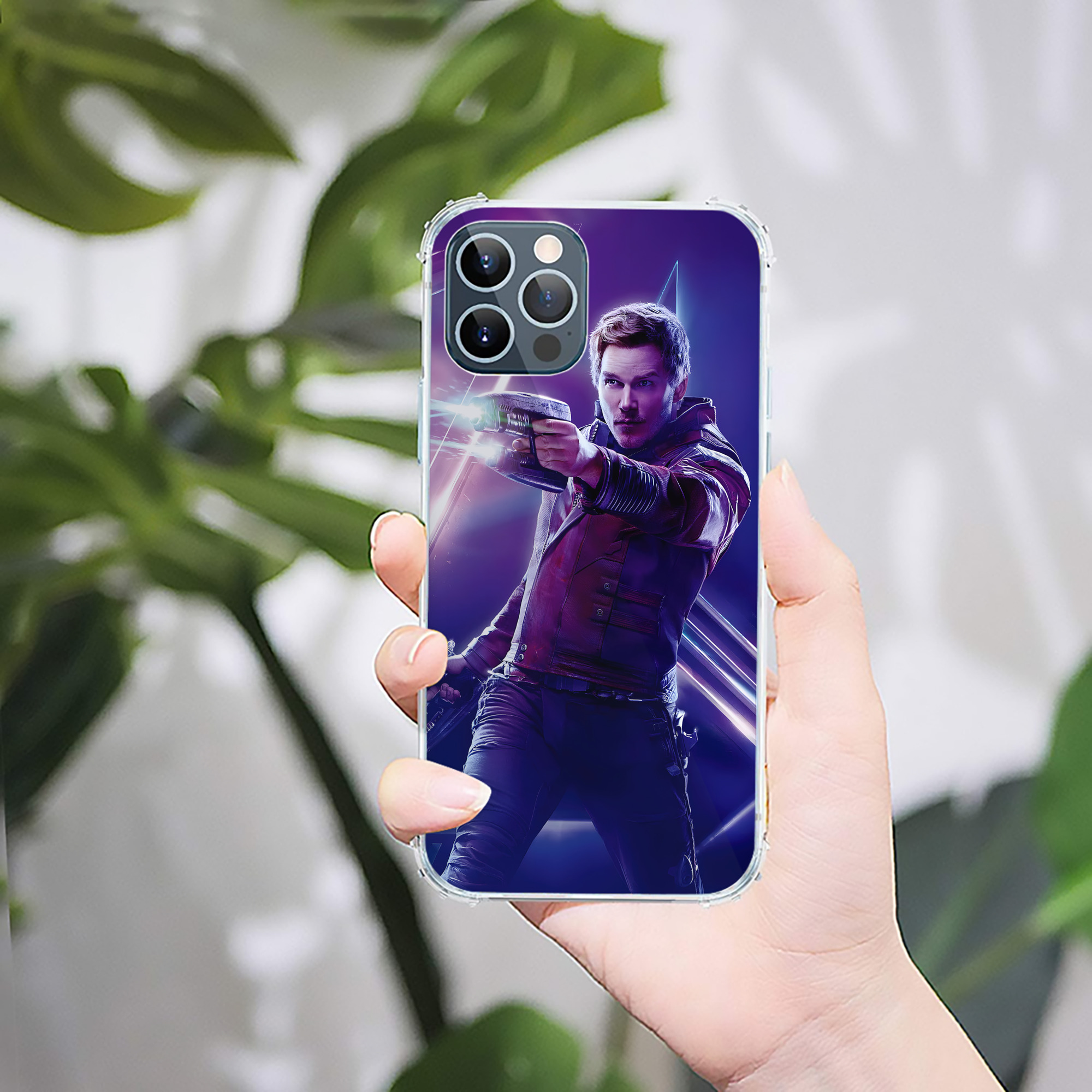 （画像用） アベンジャーズ The Avengers 【iPhone 12シリーズ対応】透明スマホケース（クリアソフトケース）